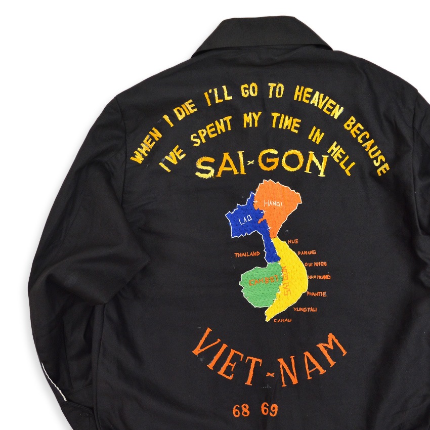 1960's VIETNAM SOUVENIR JACKET ベトジャン MINT Fits like S 確認用 JACKET