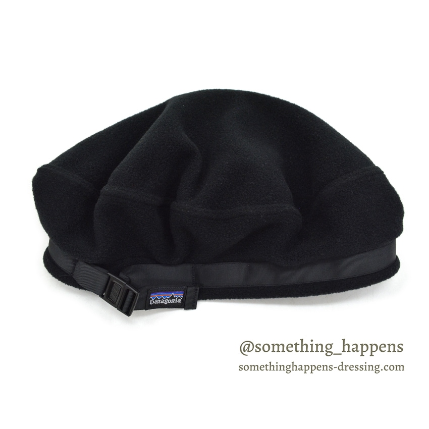 1990's PATAGONIA BLACK FLEECE BERET HAT MINT  L | 確認用