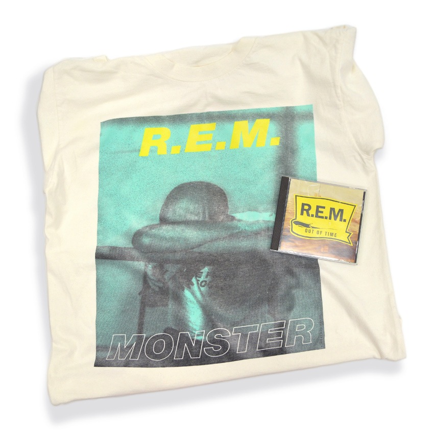 R.E.M. MONSTER サイン入り 1990's NICEMAN R.E.M. MONSTER TOUR T-SHIRT  L | SOLD