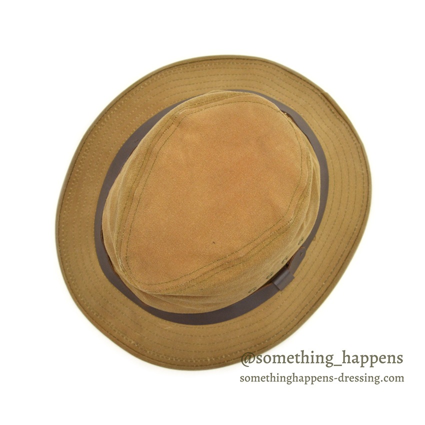 OLD FILSON TIN CLOTH PACKER HAT TAN XL 確認用 ACCESSORIES SOLD