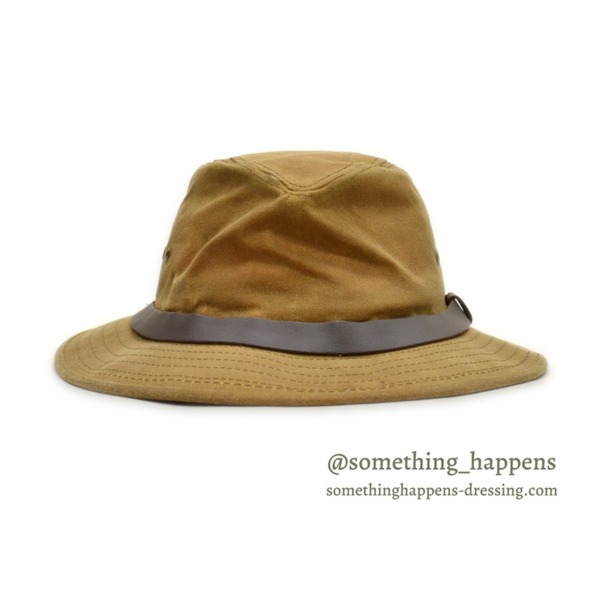 OLD FILSON TIN CLOTH PACKER HAT TAN XL 確認用 ACCESSORIES SOLD