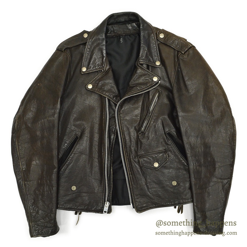 1980's SCHOTT 125 DOUBLE RIDERS JACKET BACK PAINT  40 | SOLD