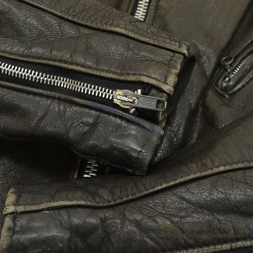 1980's SCHOTT 125 DOUBLE RIDERS JACKET BACK PAINT  40 | SOLD