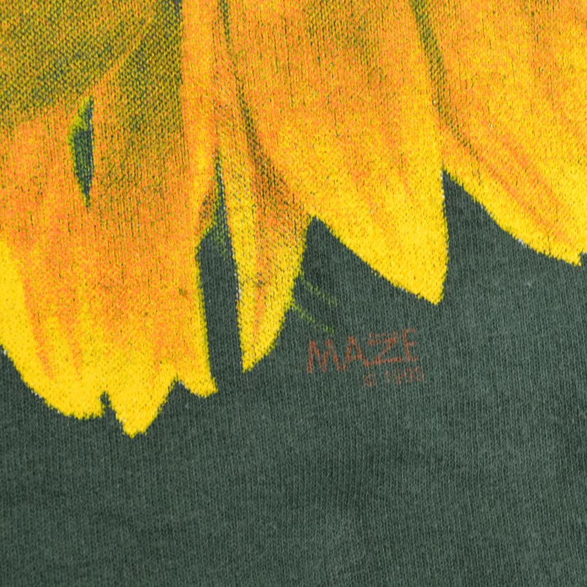 90s STUDIO Q スタジオQ ひまわり サンフラワー スウェット XL 90s STUDIO Q スタジオQ ひまわり サンフラワー スウェット XL 90s