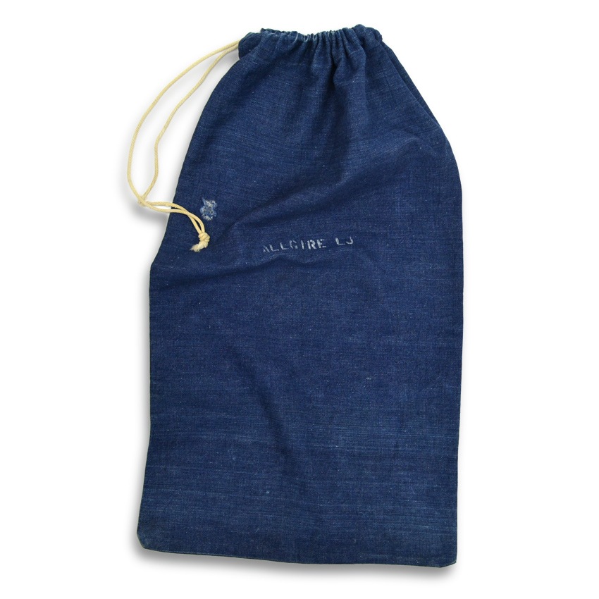 ～40's U.S.NAVY ww2 DENIM BAG ... 68cm×37cm