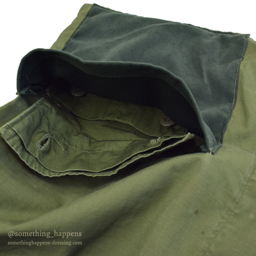 1960's U.S.ARMY JUNGLE FATIGUE JACKET / MODIFIED ... LARGE-LONG