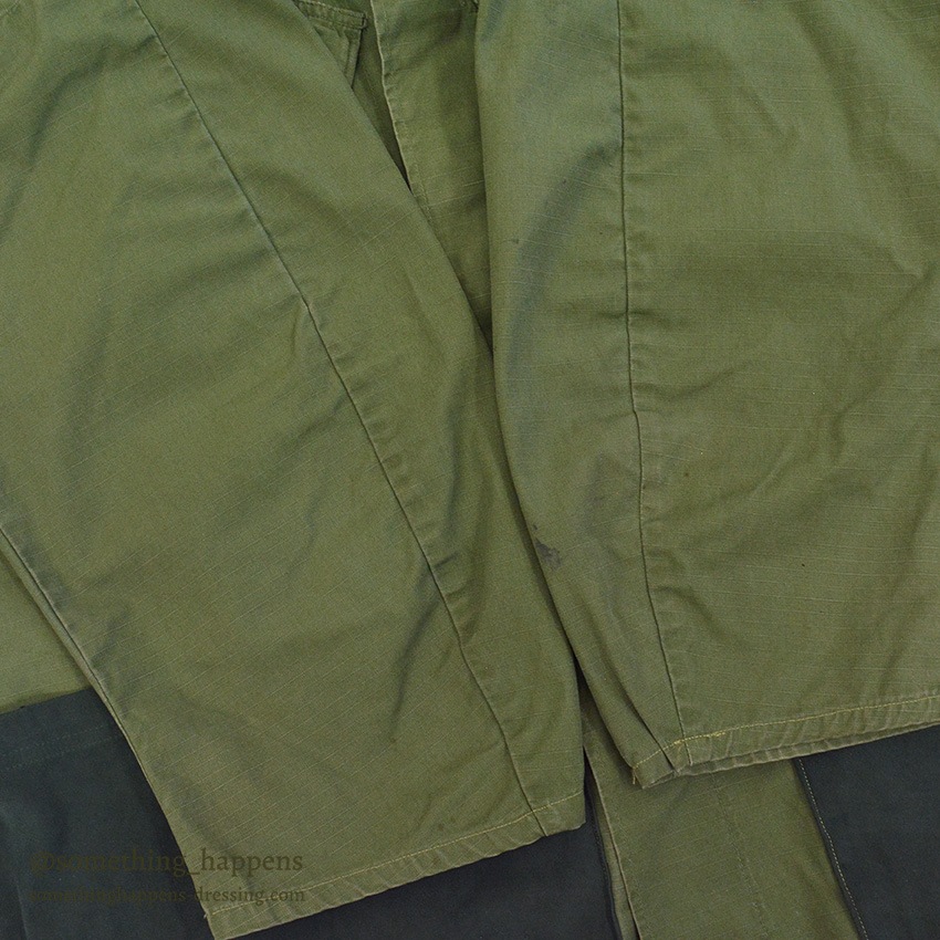 1960's U.S.ARMY JUNGLE FATIGUE JACKET / MODIFIED ... LARGE-LONG