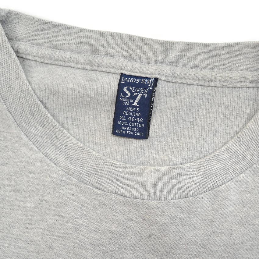 1990's LANDS'END SUPERT POCKET TSHIRT XL 確認用 TOPS SOLD