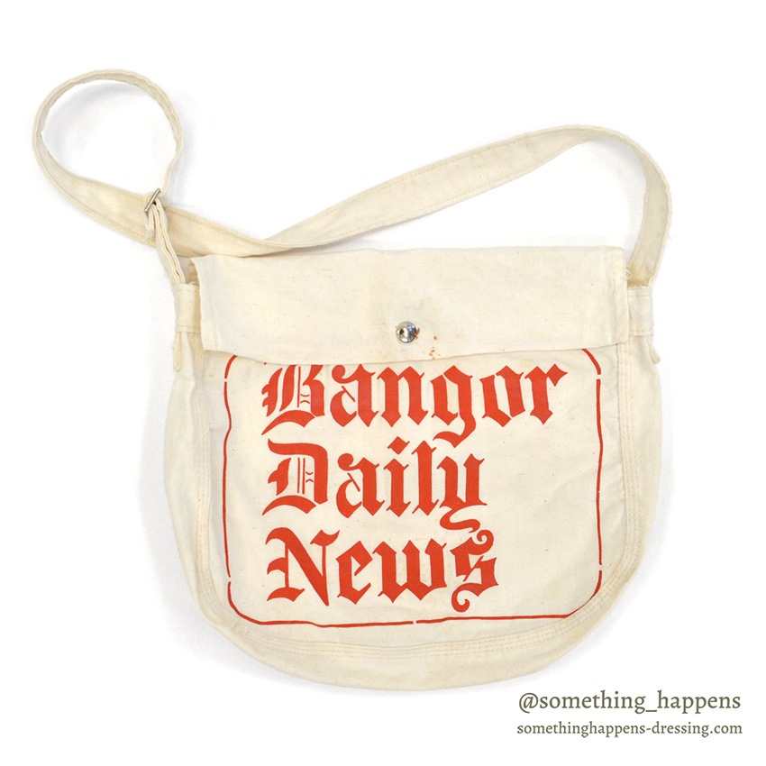 1960's~ BANGOR DAILY NEWS / NEWS PAPER BAG ...