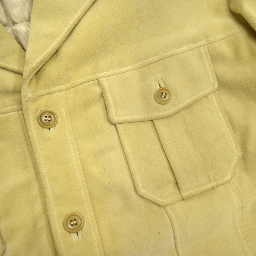 3476【希少・美品】 カルバンクライン スエード レザー ドリズラージャケット 80's～ Calvin Klein カルバンクライン スエードレザー ジャケット