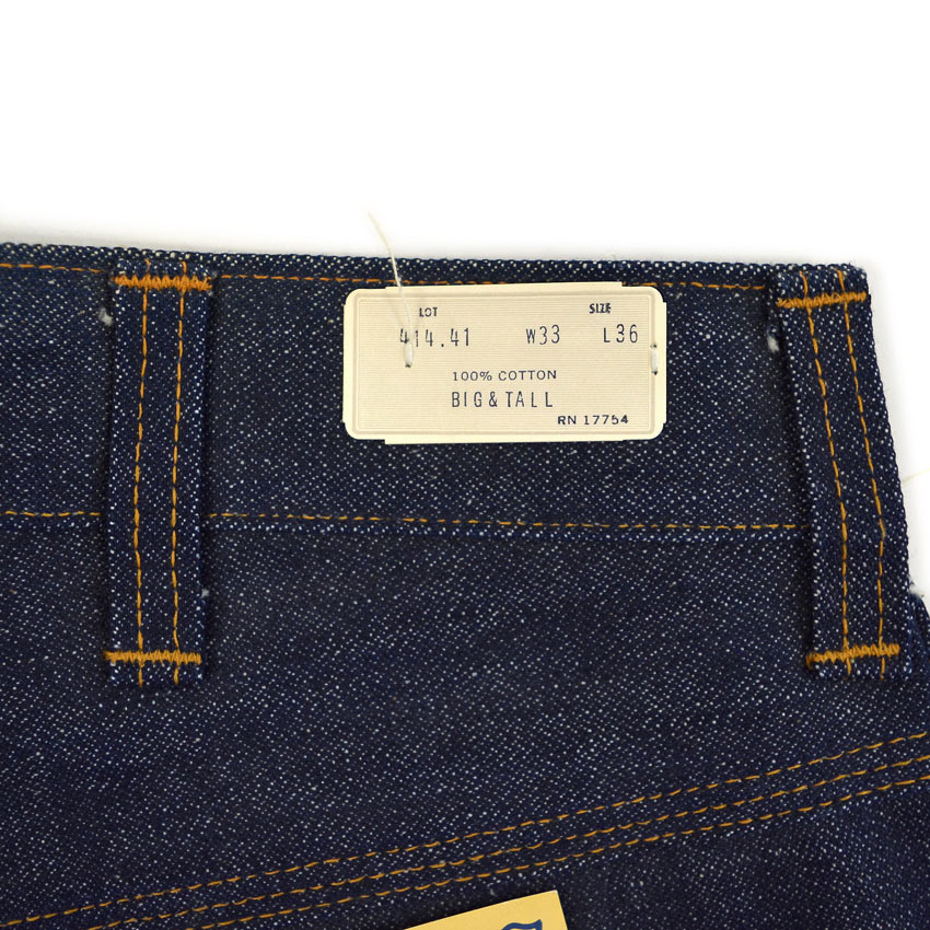 ～1970's DEADSTOCK Saddle King JEANS by KEY DENIM PANTS W33 L36