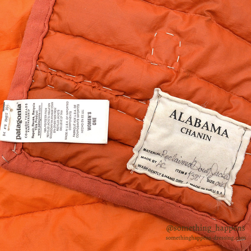 PATAGONIA ALABAMA CHANIN RECLAIMED DOWN PATCHWORK SCARF ...