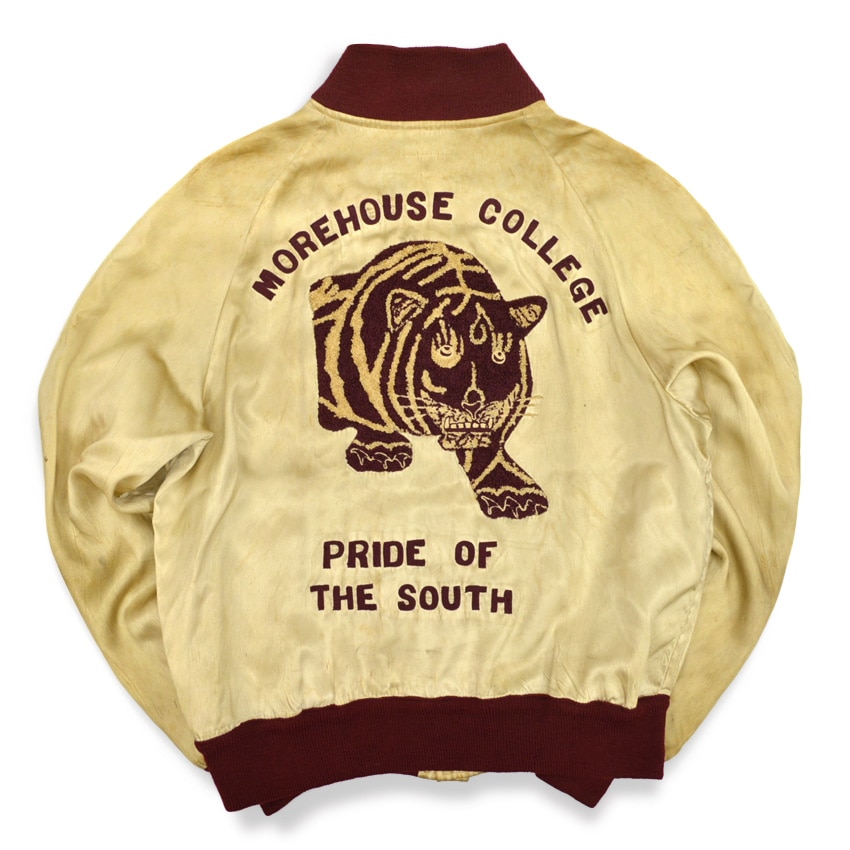 1940's T.S.LANKFORD & SONS EMBROIDERY SATIN JACKET  38 | 確認用