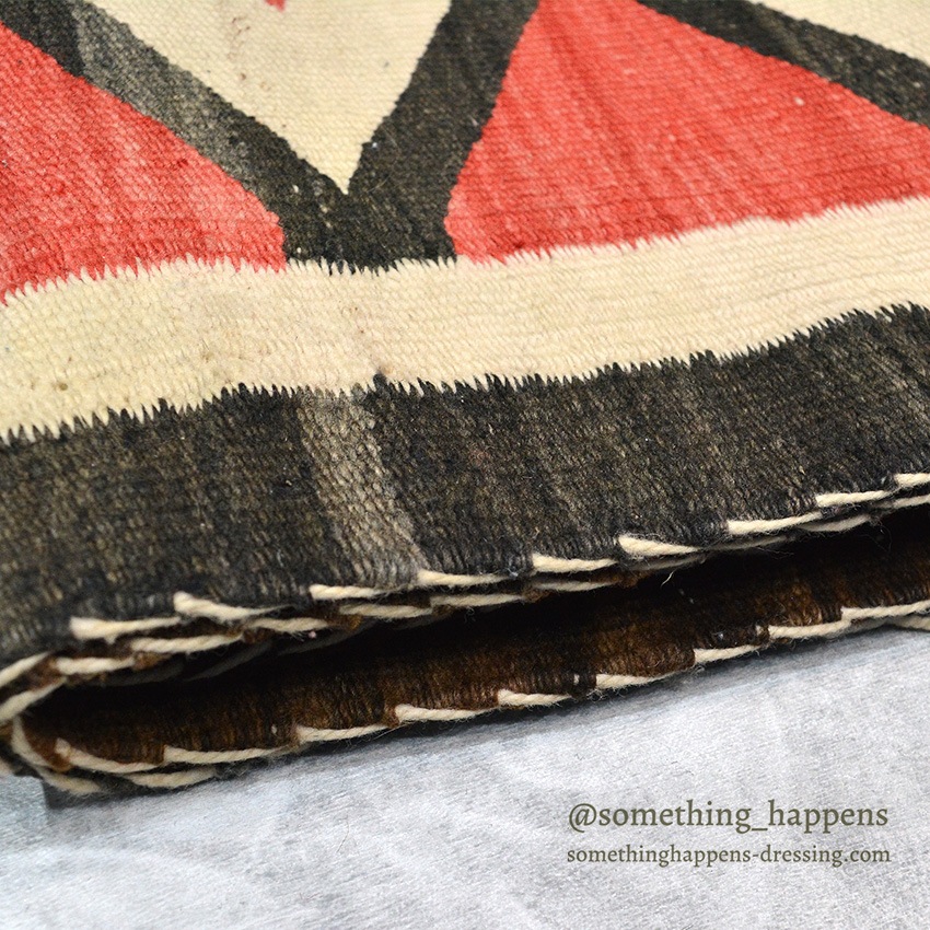 c.1930's NAVAJO RUG DIAMOND PATTERN ... 135cm/92cm