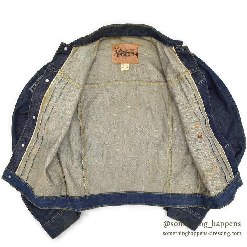 Penney's Foremost デニムジャケット　５０s 9dda05a688ac8137d99db6f7625157