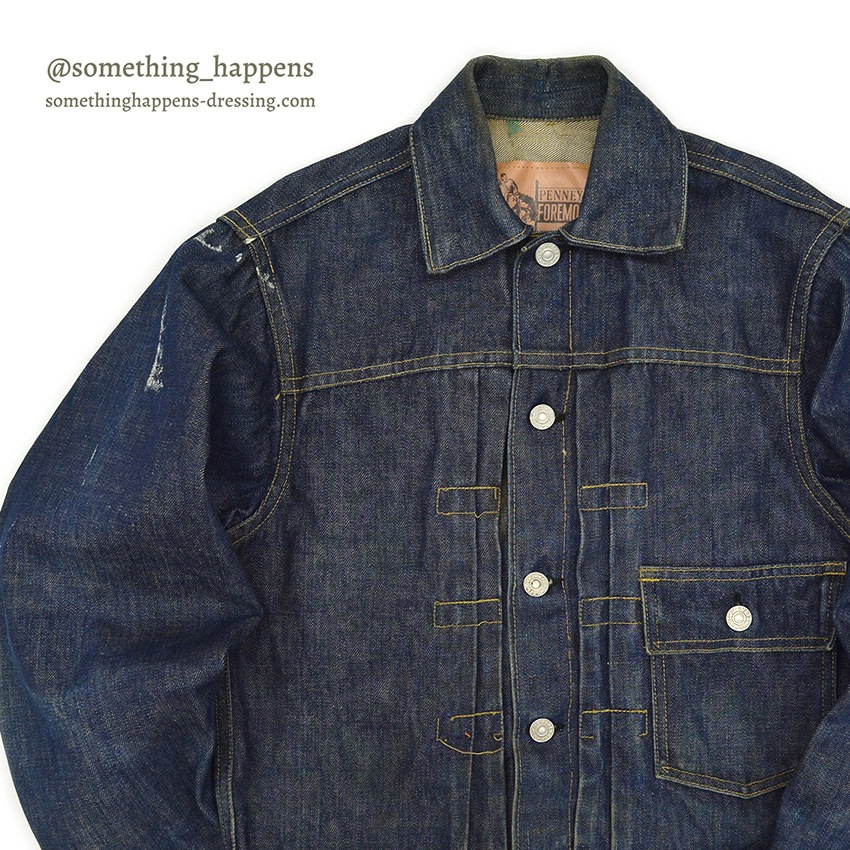 1950's PENNEY'S FOREMOST DENIM JACKET ONE WASH  36 | 確認用