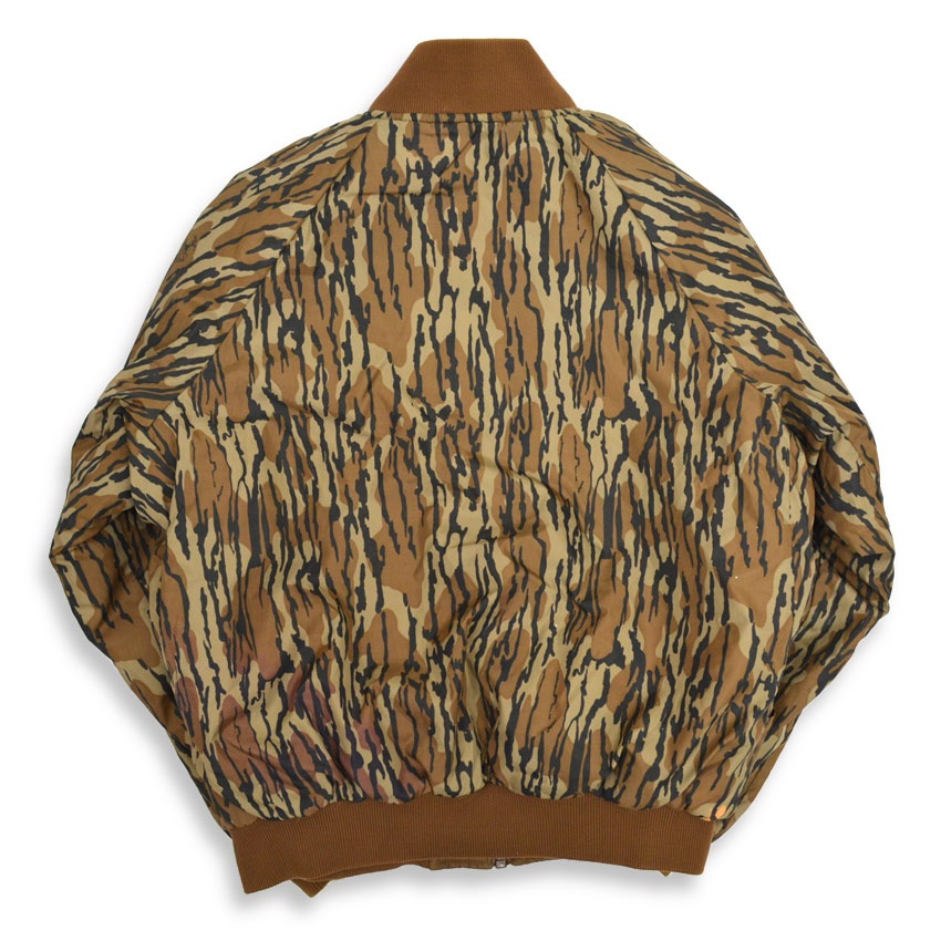 80's～ Columbia ボトムランドカモ ナイロン リバーシブルジャケット... M