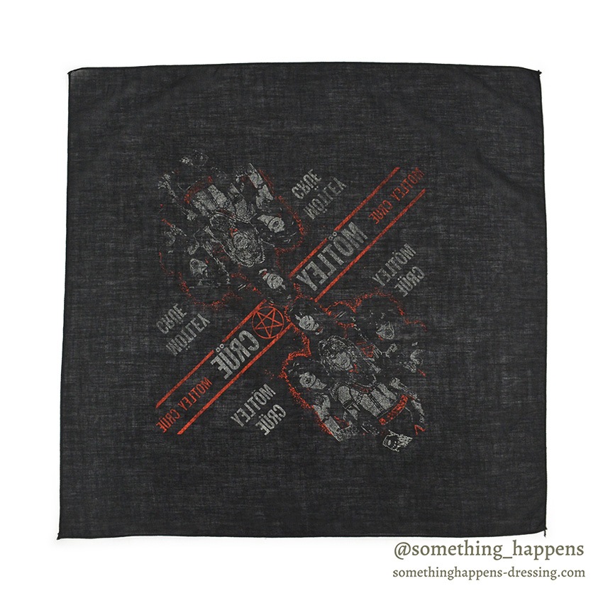 1980's MOTLEY CRUE PRINTED BANDANA ...