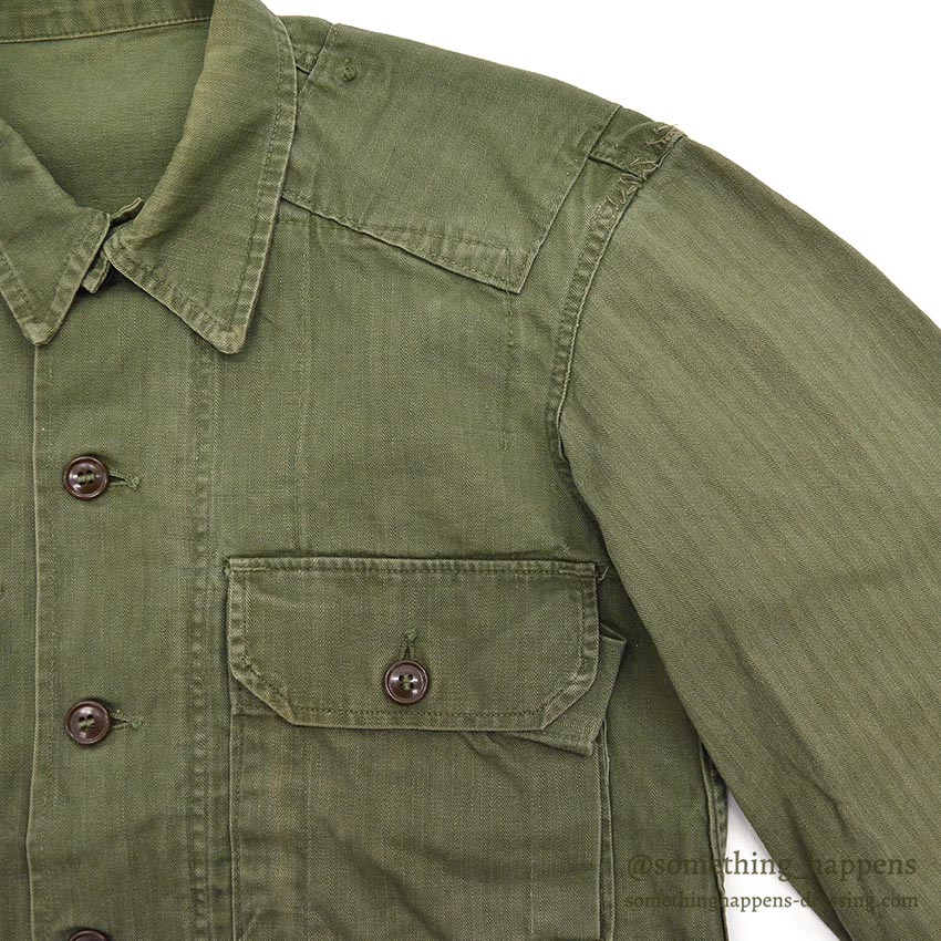 1940's BRITISH ARMY WW2 WAR AID HBT JACKET / US MADE ...