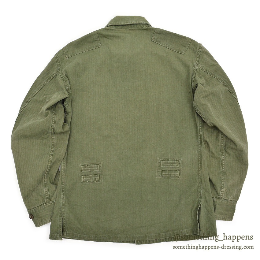 1940's BRITISH ARMY WW2 WAR AID HBT JACKET / US MADE ...
