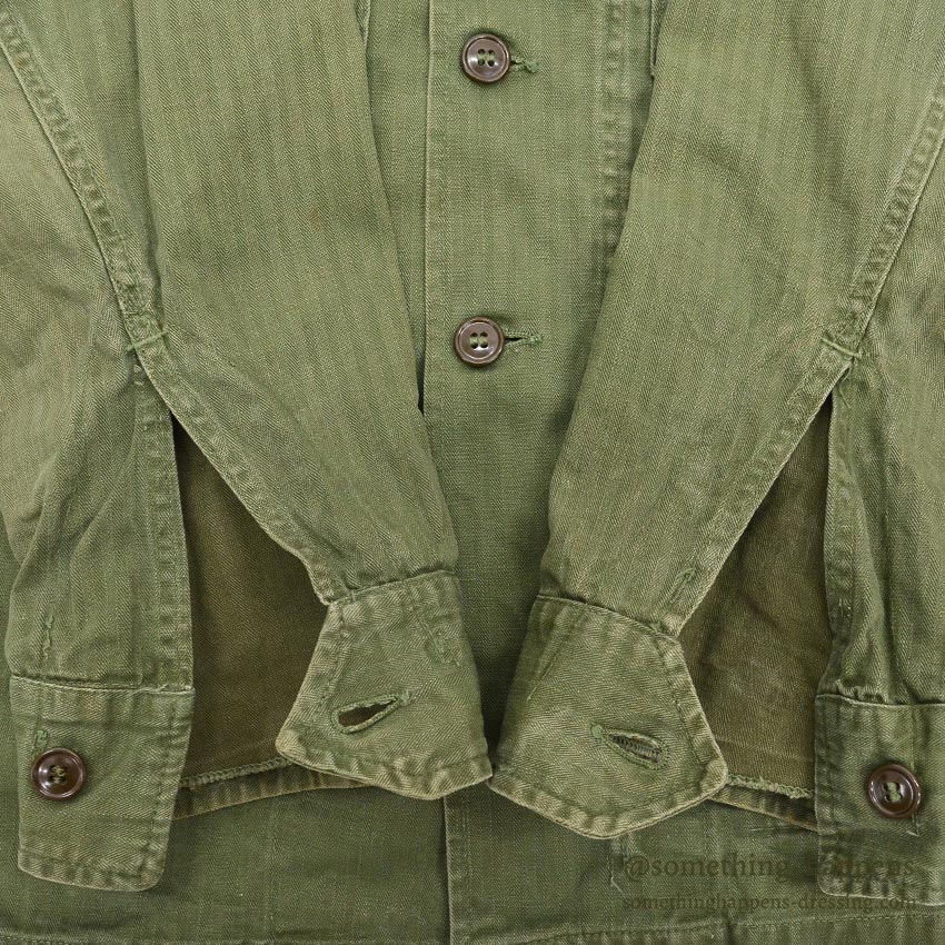 1940's BRITISH ARMY WW2 WAR AID HBT JACKET / US MADE ...