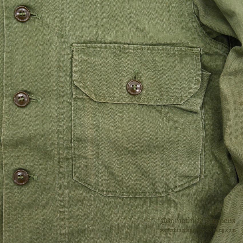 1940's BRITISH ARMY WW2 WAR AID HBT JACKET / US MADE ...