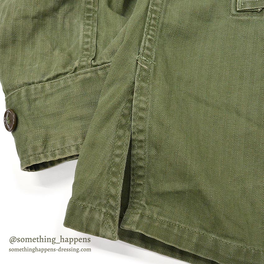 1940's BRITISH ARMY WW2 WAR AID HBT JACKET / US MADE ...