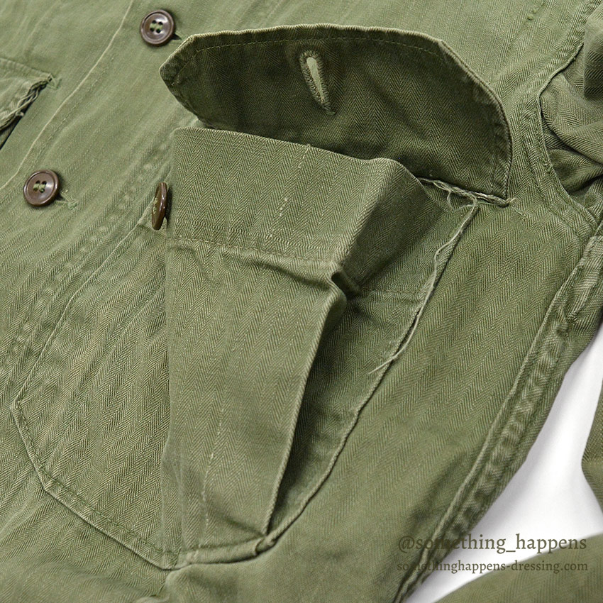 1940's BRITISH ARMY WW2 WAR AID HBT JACKET / US MADE ...