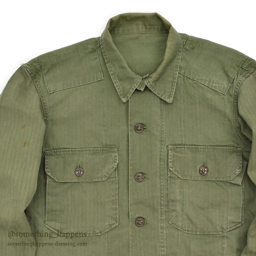 1940's BRITISH ARMY WW2 WAR AID HBT JACKET / US MADE ...