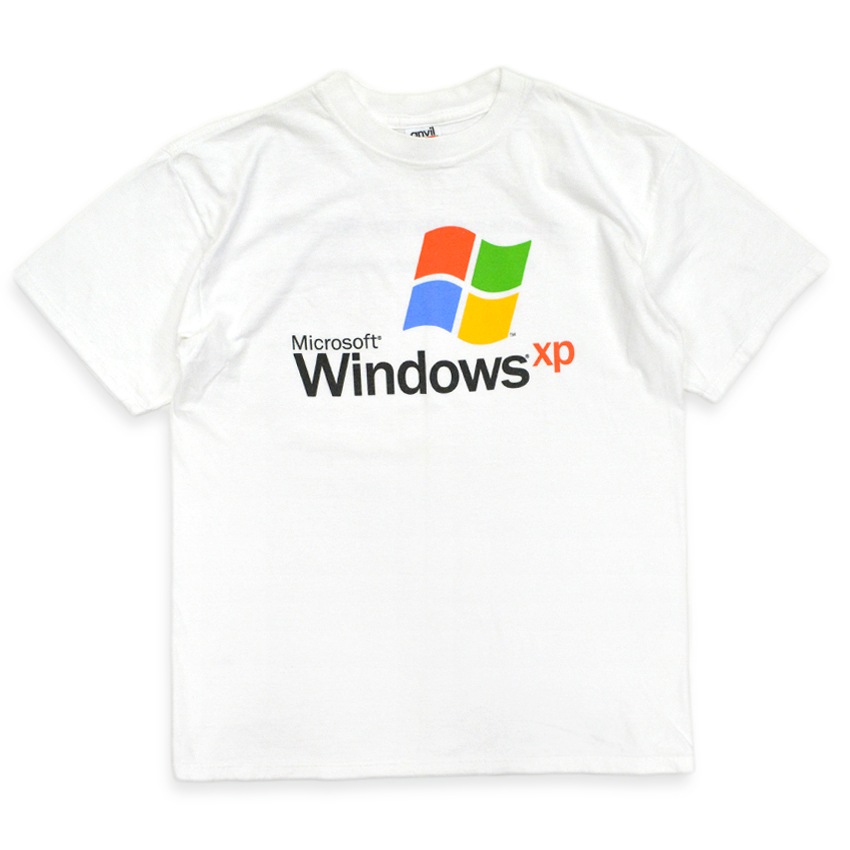 anvil Microsoft Windows XP Tshirt 2001年 L SOLD SomethingHappens