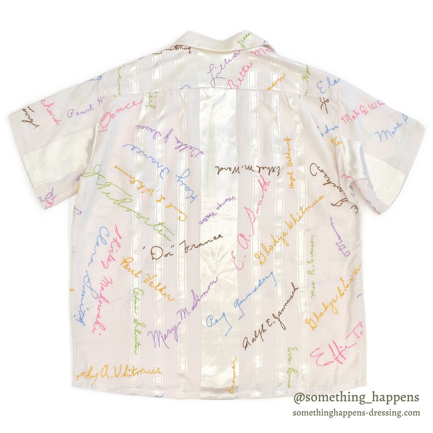 1950's~ NEAL E. THORSEN SIGNATURE EMBROIDERY S/S SHIRT ...