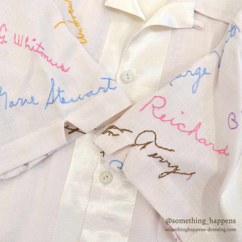 1950's~ NEAL E. THORSEN SIGNATURE EMBROIDERY S/S SHIRT ...