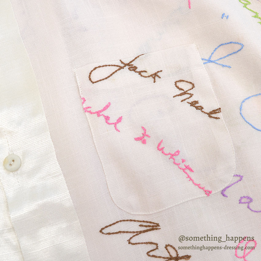 1950's~ NEAL E. THORSEN SIGNATURE EMBROIDERY S/S SHIRT ...