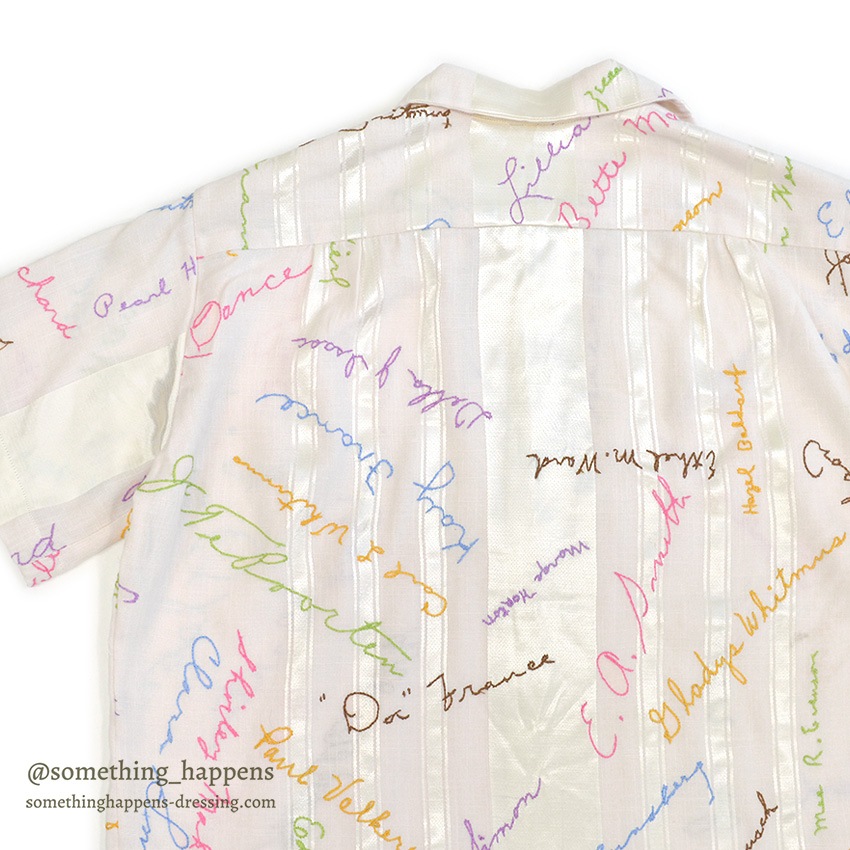 1950's~ NEAL E. THORSEN SIGNATURE EMBROIDERY S/S SHIRT ...