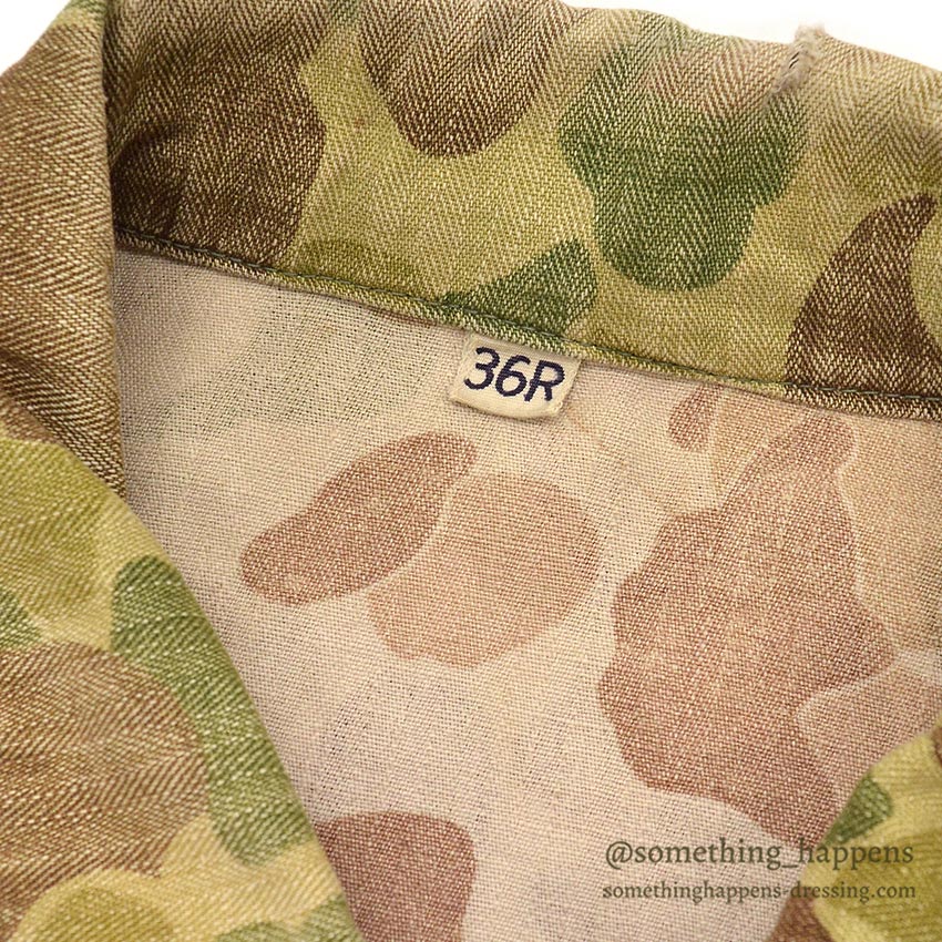 1940's U.S.ARMY WW2 FROG SKIN CAMO HBT JACKET / MODIFIED ... 36R | 確認用 ...