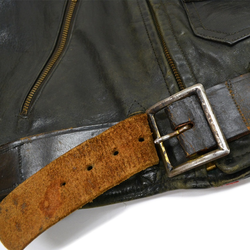 50's Genuine Horsehide FRONT QUARTERS Horsehide Double Riders Jacket ... 40