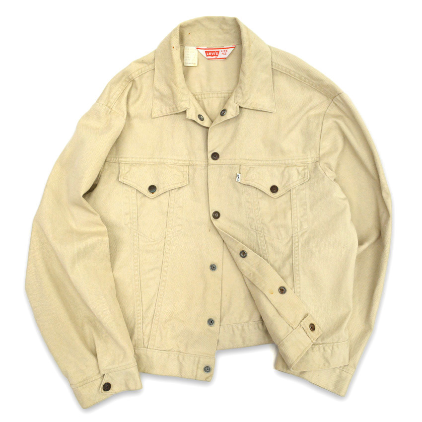 70's Levi's 70505 生成り カツラギ ジャケット  42 | 確認用