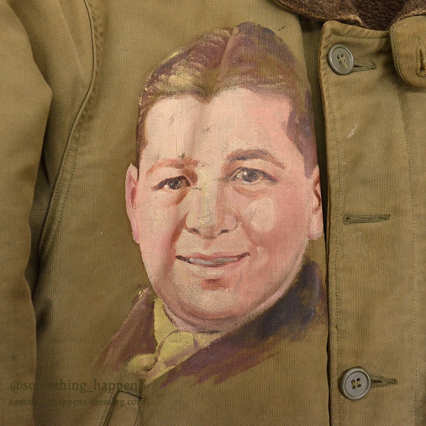 1940's WW2 N-1 DECK JACKET / PORTRAIT PAINT, SUPER RARE ...