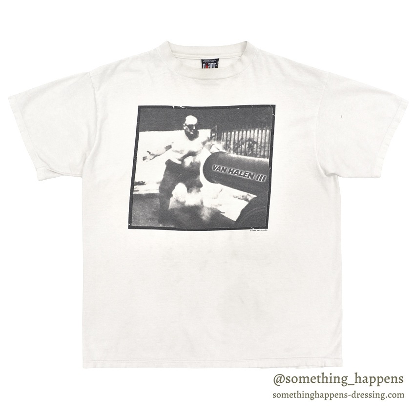 1990's GIANT BY TULTEX VAN HALEN 3 BAND T-SHIRT ... XL