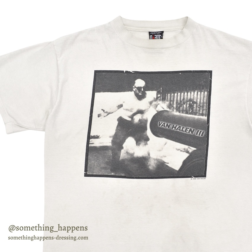 1990's GIANT BY TULTEX VAN HALEN 3 BAND T-SHIRT ... XL