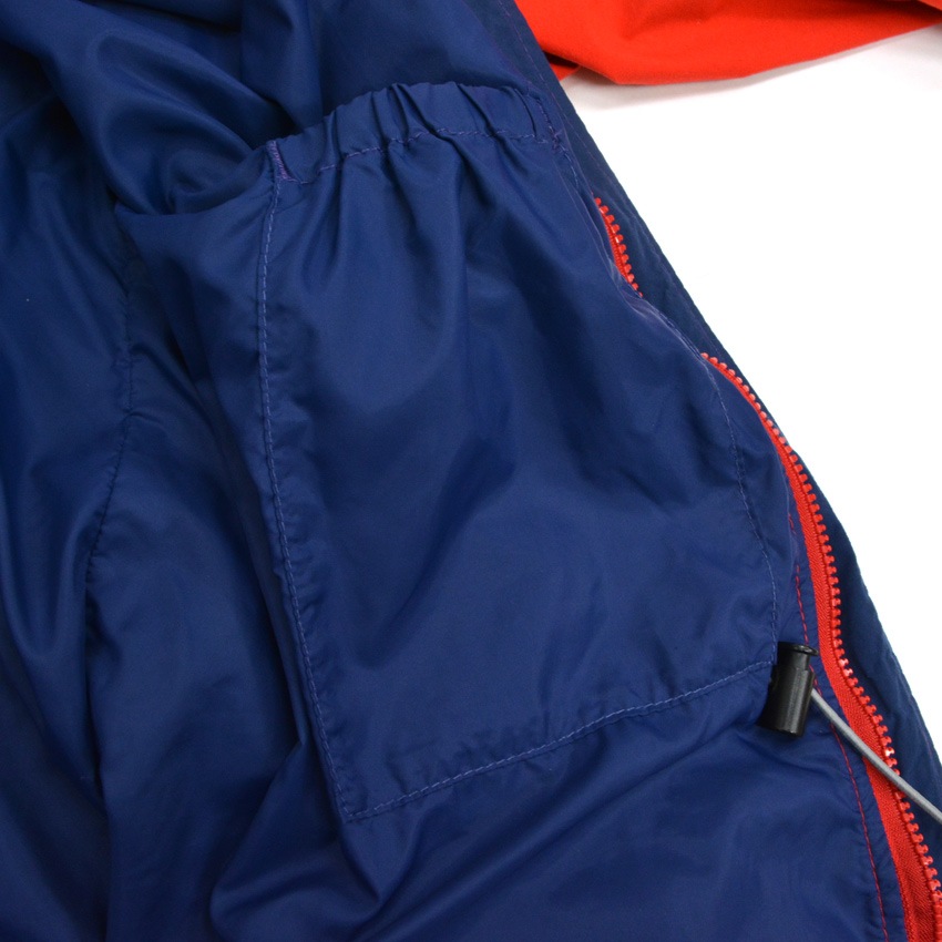 80's Eddie Bauer レッド×ネイビー 2トーン マウンテンパーカー... M