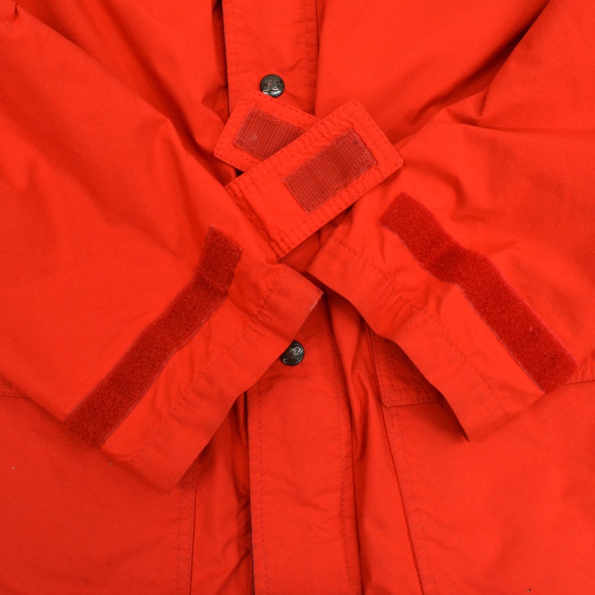 80's Eddie Bauer レッド×ネイビー 2トーン マウンテンパーカー... M