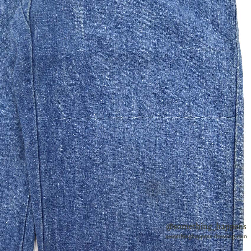 1960's UNKNOWN DENIM WORK TROUSERS / WESTERN COSTUME CO. ... W31/L31