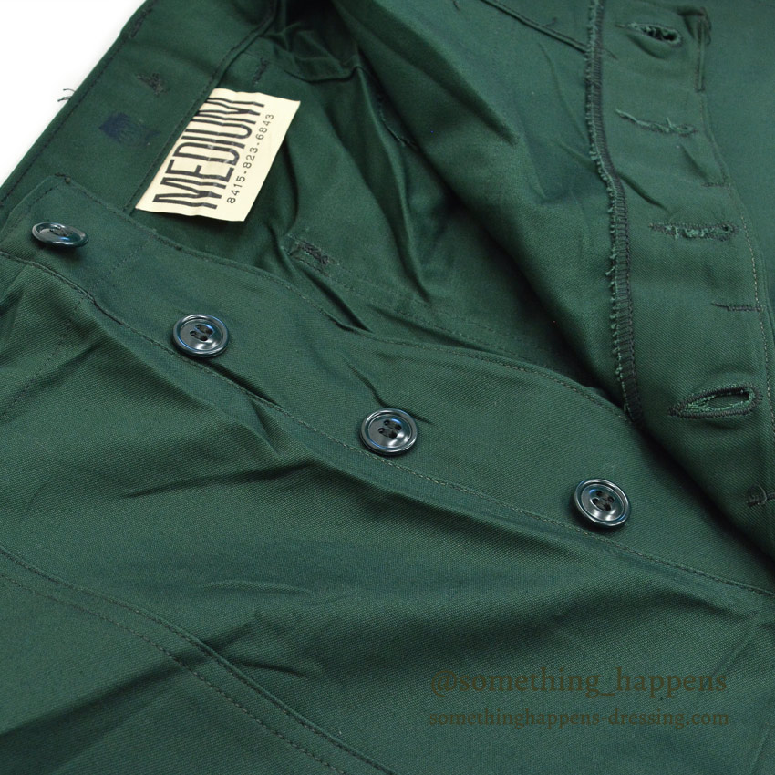 1960's DEADSTOCK U.S.ARMY TROUSERS, AGGRESSOR GREEN SHADE