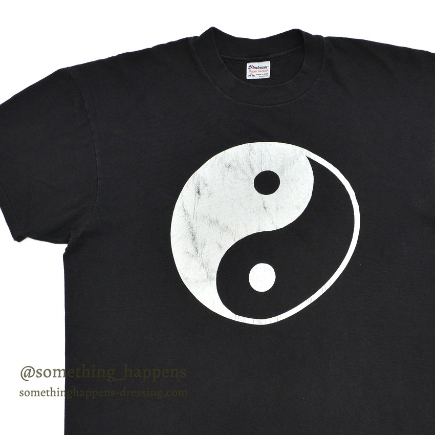 1980's～ STEDMAN YIN YANG ART T-SHIRT ... XL
