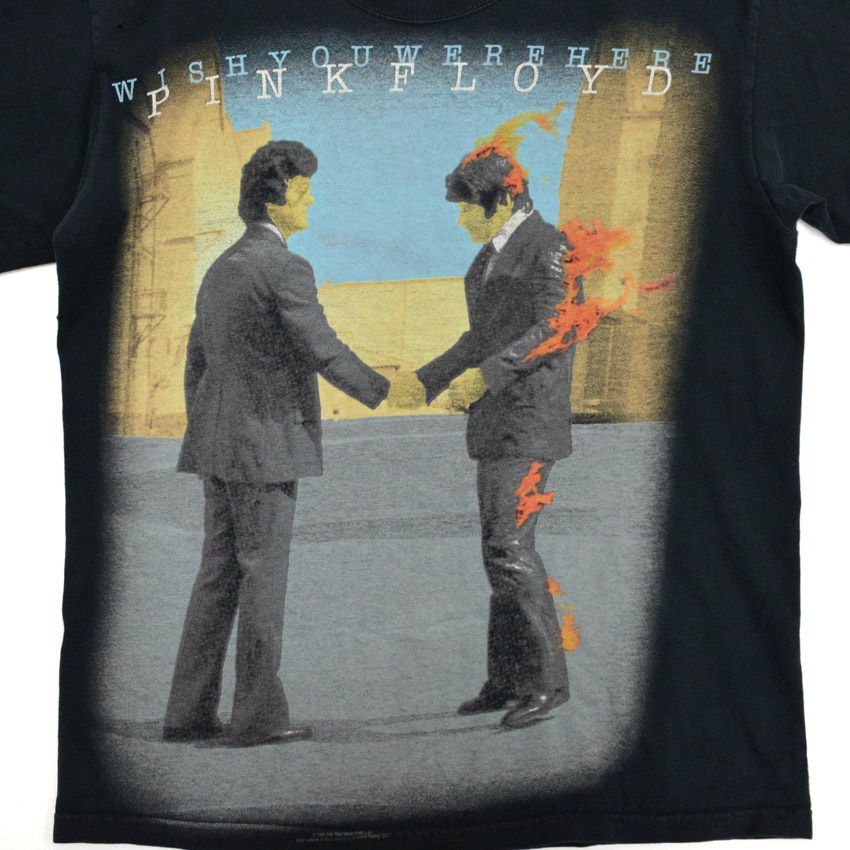 LIQUID BLUE ' PINK FLOYD ' WISH YOU WERE HERE T-SHIRT ... M
