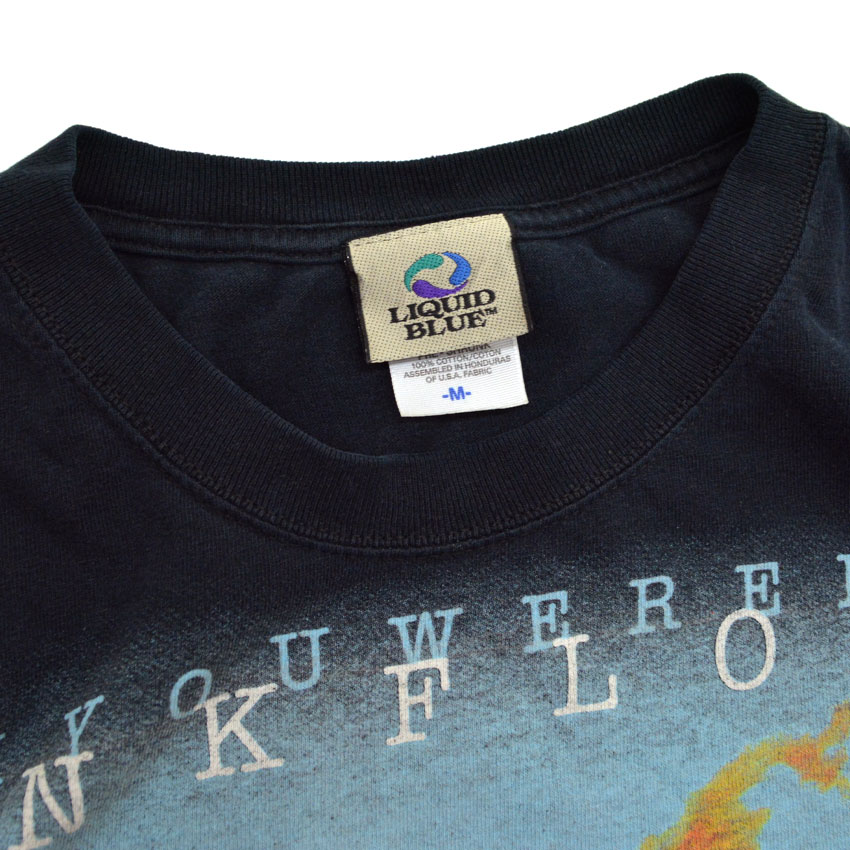 LIQUID BLUE ' PINK FLOYD ' WISH YOU WERE HERE T-SHIRT ... M