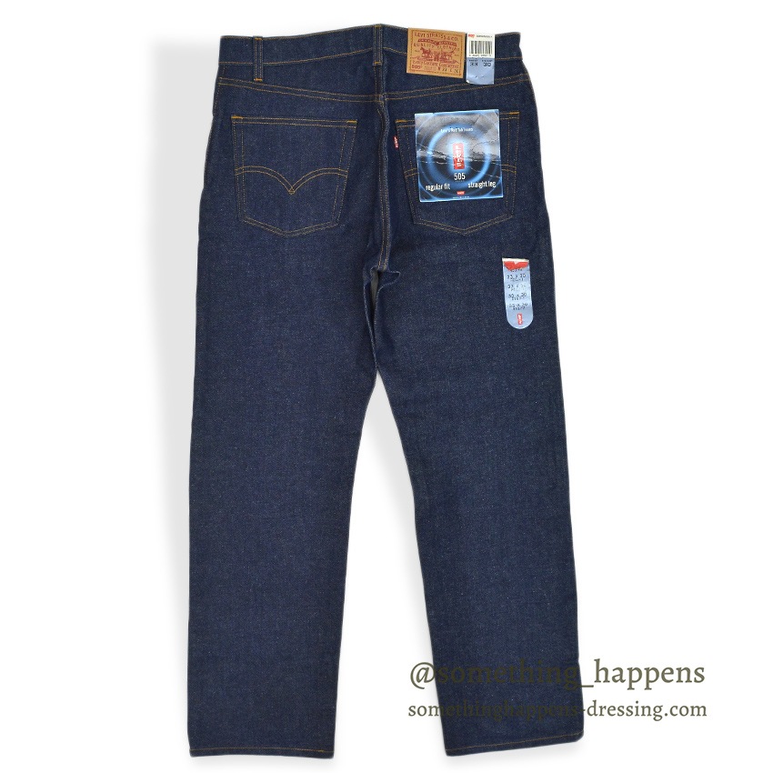 90'S Levi's 505 Tapered Denim Pants, Made in USA, Men's, Size W33, Vintage cotton blue type Vintage Second Hand