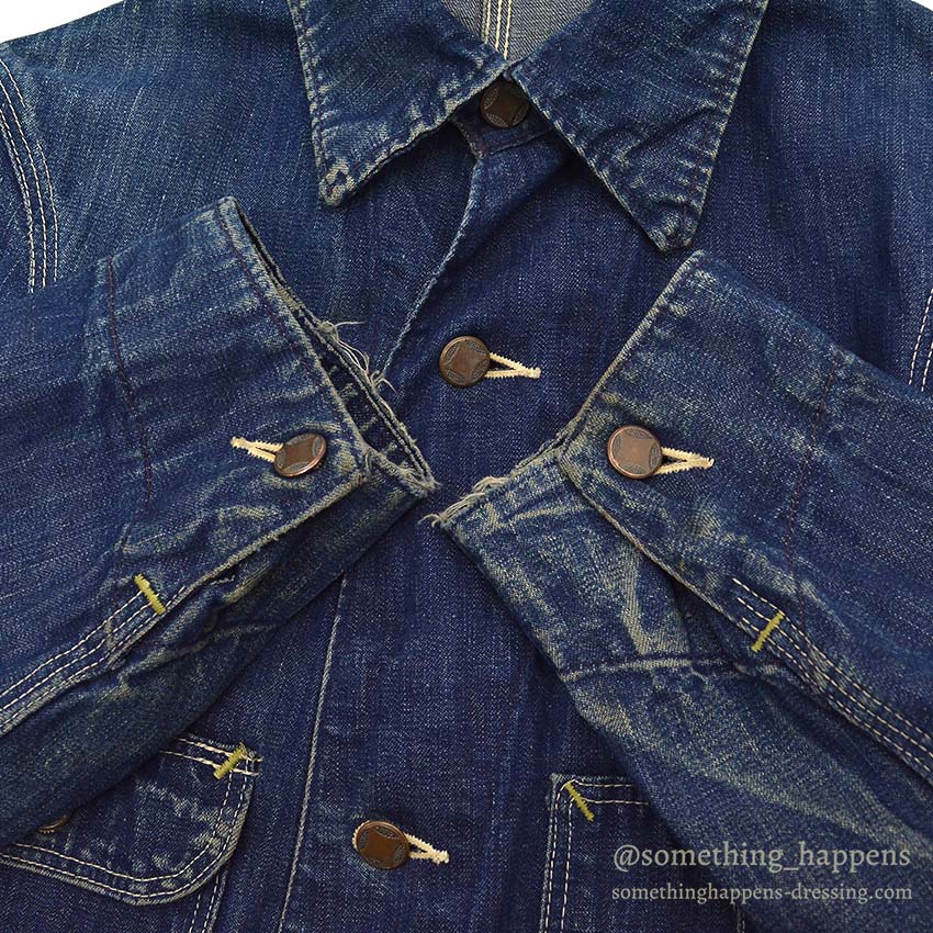 1940's~ UNKNOWN DENIM COVERALL  ...
