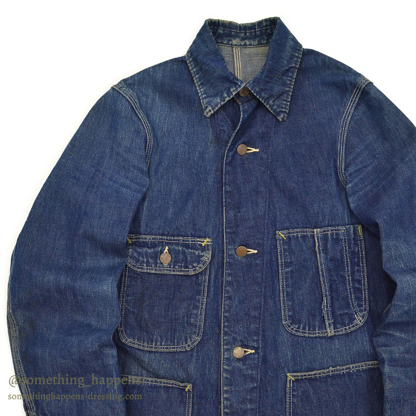 1940's~ UNKNOWN DENIM COVERALL  ...